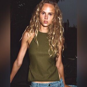 Zara backless halter neck top. Size S. Worn ONLY ONCE! As good as NEW!